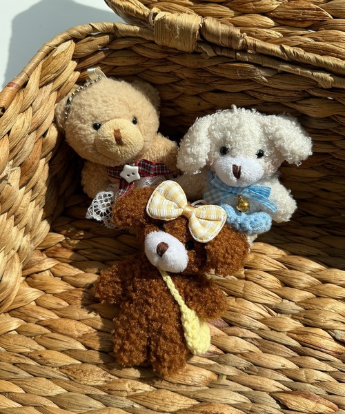 kutir(クティール)の「kutirlune/アソートアニマルキーホルダー(キーホルダー・レディース・ベージュ/ライトホワイト/ダークブラウン・FREE)」の4枚目の写真