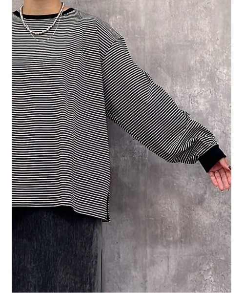 STONE  ストライプ長袖カットソー ストーンアイランド 黒 ロンT 長袖Tシャツ Mサイズ 101563750 楽天市場