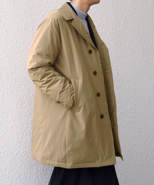 SHIPS any(シップス エニィ)の「SHIPS any:〈撥水/防風等〉多機能 ダウン クラシカル ミドル カーコート◇(ダウンジャケット/コート・メンズ・ブラック/キャメル/ネイビー・SMALL/MEDIUM/LARGE/X-LARGE)」の13枚目の写真