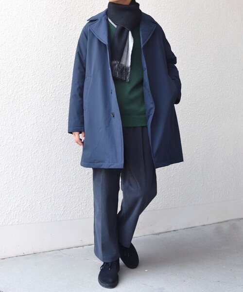 SHIPS any(シップス エニィ)の「SHIPS any:〈撥水/防風等〉多機能 ダウン クラシカル ミドル カーコート◇(ダウンジャケット/コート・メンズ・ブラック/キャメル/ネイビー・SMALL/MEDIUM/LARGE/X-LARGE)」の14枚目の写真