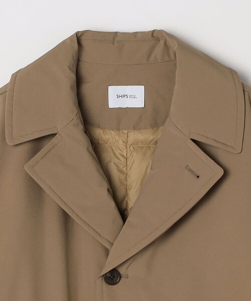 SHIPS any(シップス エニィ)の「SHIPS any:〈撥水/防風等〉多機能 ダウン クラシカル ミドル カーコート◇(ダウンジャケット/コート・メンズ・ブラック/キャメル/ネイビー・SMALL/MEDIUM/LARGE/X-LARGE)」の20枚目の写真