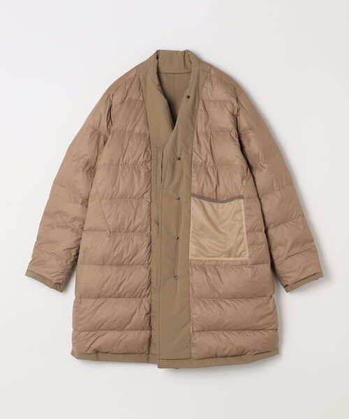 セール】SHIPS any:〈撥水/防風等〉多機能 ダウン クラシカル ミドル