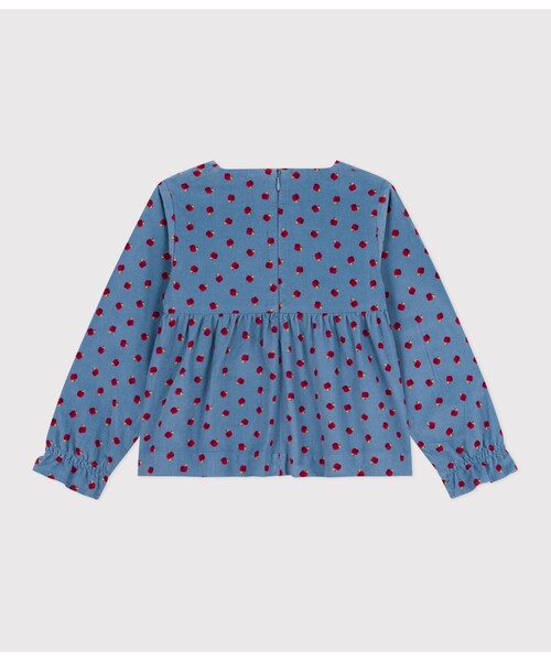 PETIT BATEAU(プチバトー)の「長袖ブラウス(シャツ/ブラウス・キッズ・ライトブルー・3YEAR/4YEAR/5YEAR)」の6枚目の写真