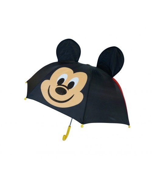 Disney（ディズニー）の「ディズニー 耳付き傘 ミッキー 47cm（長傘・キッズ・レッド・47）」の2枚目の写真