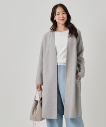 【日本製/軽量】Iラインシルエットのコーディガン