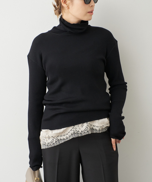 ドゥーズィエムクラス　ribタートル rib タートル（Tシャツ/カットソー）｜Deuxieme Classe