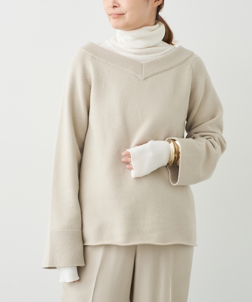 Deuxieme Classe（ドゥーズィエムクラス）の「rib タートル（Tシャツ/カットソー・レディース・ブラック/ホワイト/パープル・FREE）」の13枚目の写真