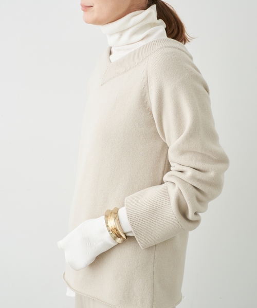 Deuxieme Classe（ドゥーズィエムクラス）の「rib タートル（Tシャツ/カットソー・レディース・ブラック/ホワイト/パープル・FREE）」の15枚目の写真