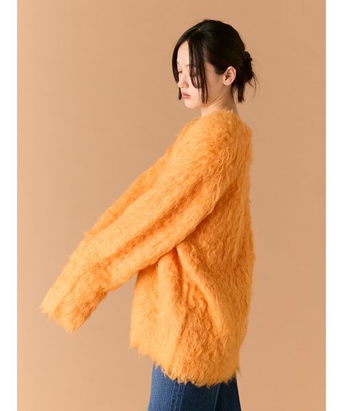 シャギーニットカーディガン（カーディガン/ボレロ）｜LILY BROWN