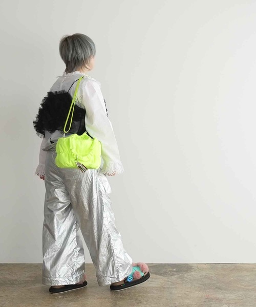 Cheek（チーク）の「pokkori kincyaku 2way tote（トートバッグ・レディース・パープル/イエロー/ブルー・FREE）」の3枚目の写真