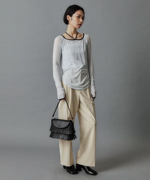 HIROKO HAYASHI(ヒロコハヤシ)の「FRANGIA(フランジャ)ショルダーバッグ(ショルダーバッグ・レディース・ホワイト系/ブラック/シルバー・00)」の10枚目の写真