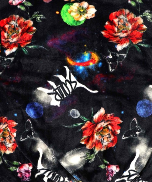 ScoLar（スカラー）の「153696：スカラー柄展開フランネルプルオーバー（Tシャツ/カットソー・レディース・ブラック/グリーン・M）」の9枚目の写真