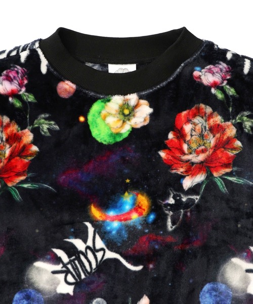 ScoLar（スカラー）の「153696：スカラー柄展開フランネルプルオーバー（Tシャツ/カットソー・レディース・ブラック/グリーン・M）」の12枚目の写真