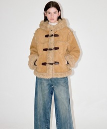 フェイクファーパイピング ムートンジャケット FD25W012【Fano Studios