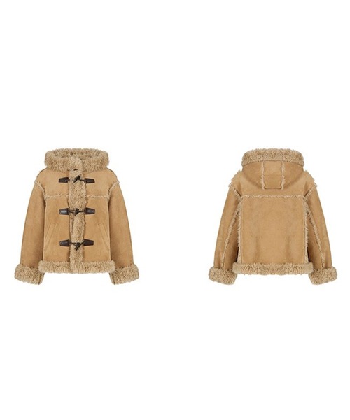 フェイクファーパイピング ムートンジャケット FD25W012【Fano Studios