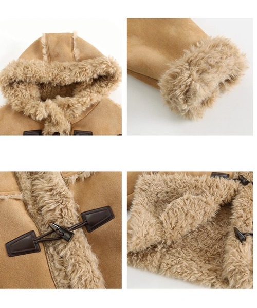 フェイクファーパイピング ムートンジャケット FD25W012【Fano Studios