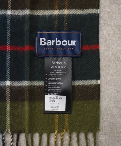 セール】【BARBOUR/バブアー】Yaxley Tartan Scarf/ヤックスリー