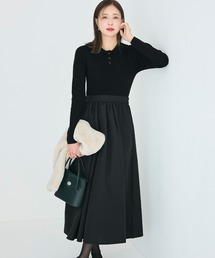 coca（coca） | ポロニットドッキングワンピース(ワンピース)