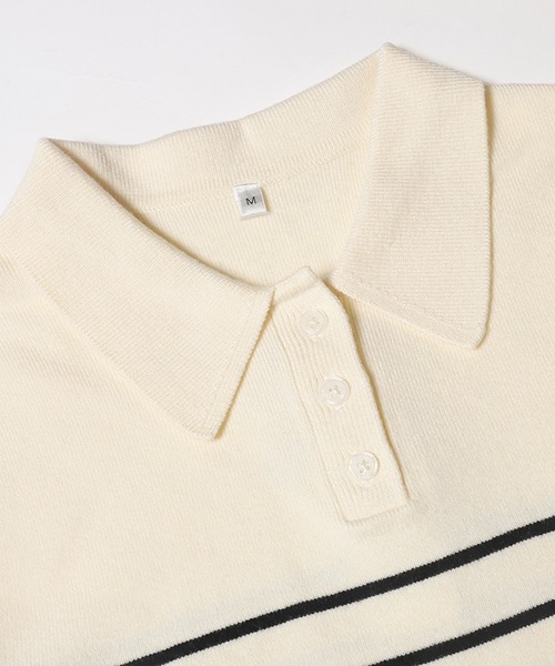 coca（coca）（コカ）の「ポロニットドッキングワンピース（ワンピース・レディース・ブラック/その他1・L/M）」の17枚目の写真