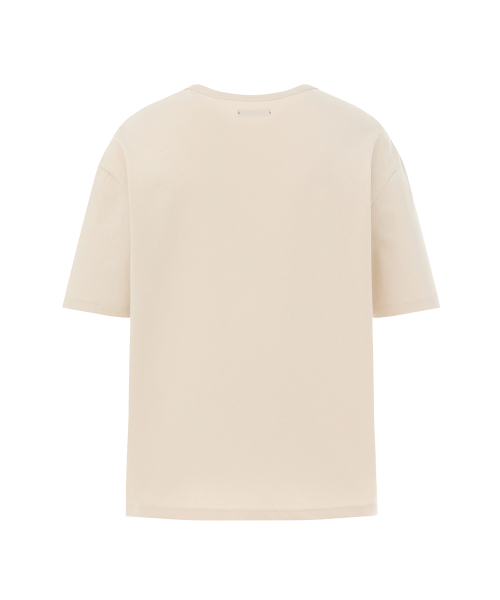 DNSR(ディーエヌエスアール)の「シルケットUネックハーフスリーブベージュ(Tシャツ/カットソー・メンズ・その他・MEDIUM/LARGE/X-LARGE)」の4枚目の写真