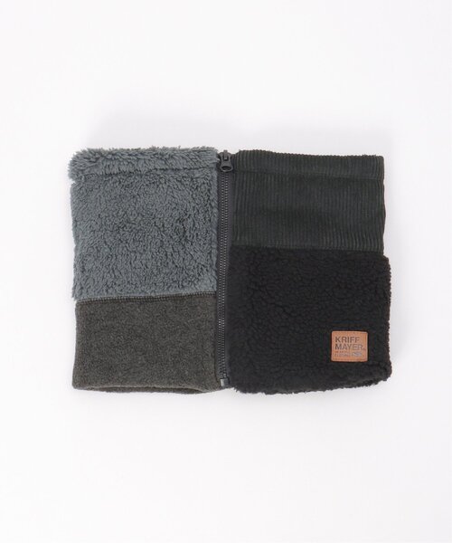 KRIFF MAYER（クリフメイヤー）の「KRIFF MAYER クリフメイヤー 切り替えネックウォーマー（ネックウォーマー/スヌード・メンズ・その他1/ブラウン/ブラック・FREE）」の7枚目の写真