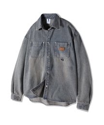 GHOST REPUBLIC（ゴーストリパブリック）の「ヴィンテージウォッシングダブルポケットデニムシャツGLS-716（シャツ/ブラウス）」