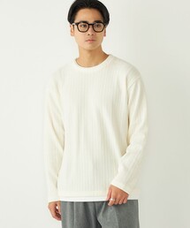 SHIPS Colors:モール フェイクレイヤード ロンT