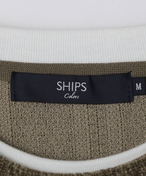 SHIPS Colors(シップス カラーズ)の「SHIPS Colors:モール フェイクレイヤード ロンT(Tシャツ/カットソー・メンズ・ネイビー/ブラウン/オフホワイト・MEDIUM/LARGE/X-LARGE)」の9枚目の写真