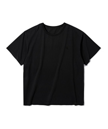 Verdnt（バーダント）の「オリジナルバードロゴ刺繍Tシャツ[ガーメントブラック]（Tシャツ/カットソー）」