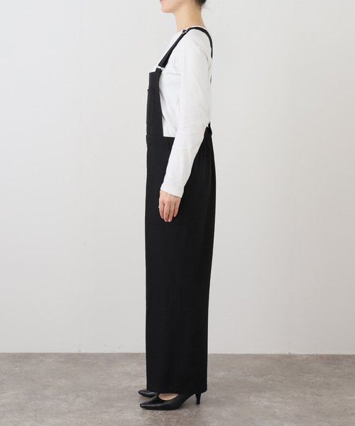 IENA（イエナ）の「Maison IENA ウールサロペット（サロペット/オーバーオール・レディース・ブラック・36/38）」の2枚目の写真