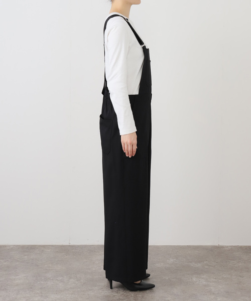 IENA（イエナ）の「Maison IENA ウールサロペット（サロペット/オーバーオール・レディース・ブラック・36/38）」の4枚目の写真