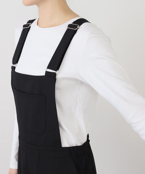 IENA（イエナ）の「Maison IENA ウールサロペット（サロペット/オーバーオール・レディース・ブラック・36/38）」の5枚目の写真