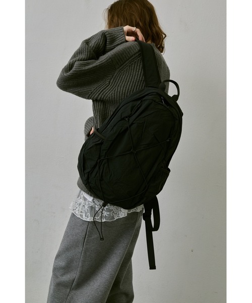 un/neu(アンノイ)の「ドローコードデイバッグ / リュック / PC収納可能(14inch)(バックパック/リュック・レディース・グレー/ブラック/ブラウン・FREE)」の22枚目の写真