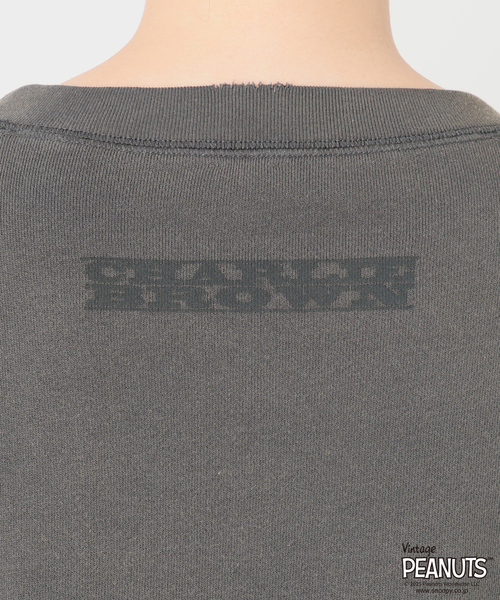 ≪追加≫MEAN MACHINE AGE 別注PEANUTS VTG CREW スウェット 'CHARLIE