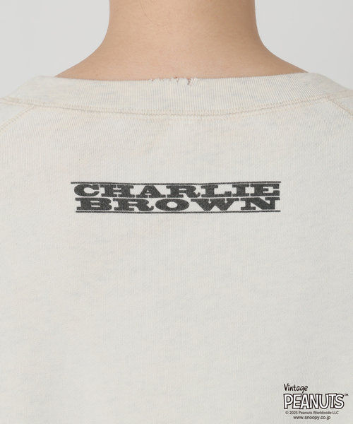≪追加≫MEAN MACHINE AGE 別注PEANUTS VTG CREW スウェット 'CHARLIE