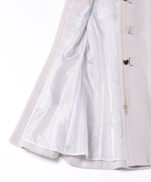 Secret Honey（シークレットハニー）の「取り外しフード付ビットコート（その他アウター・レディース・グレー/オフホワイト・MEDIUM）」の16枚目の写真