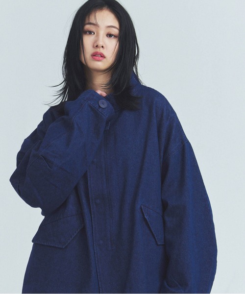 PERK GAPS(パークギャップス)の「PERK GAPSショートモッズコート(モッズコート・メンズ・ベージュ/チャコール/インディゴブルー/ブラック系・XL/L/M)」の4枚目の写真