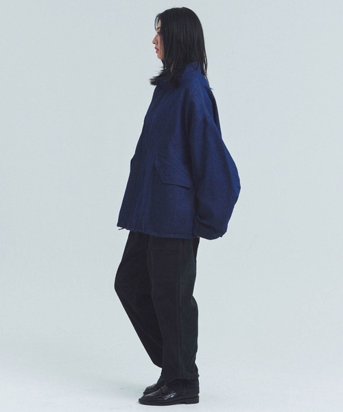 PERK GAPS(パークギャップス)の「PERK GAPSショートモッズコート(モッズコート・メンズ・ベージュ/チャコール/インディゴブルー/ブラック系・XL/L/M)」の6枚目の写真