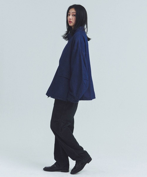 PERK GAPS(パークギャップス)の「PERK GAPSショートモッズコート(モッズコート・メンズ・ベージュ/チャコール/インディゴブルー/ブラック系・XL/L/M)」の7枚目の写真