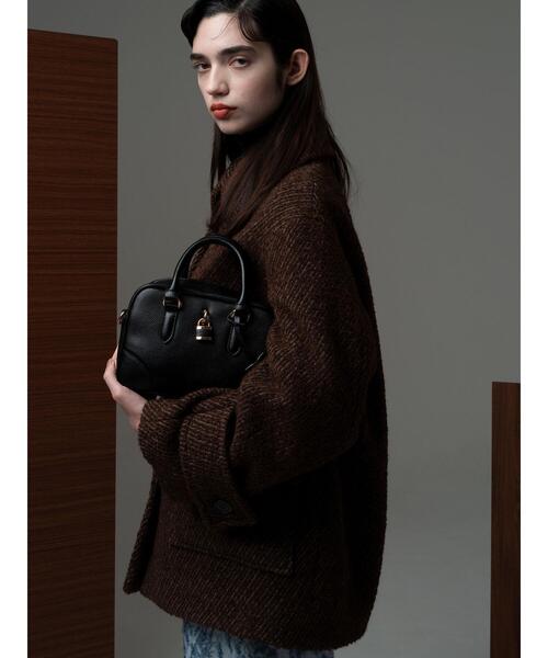 Te chichi CLASSIC（テチチクラシック）の「ロービングカルゼミドルコート《2025winter catalog item》（その他アウター・レディース・ブラック/ブラウン・F）」の2枚目の写真