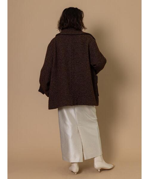 Te chichi CLASSIC（テチチクラシック）の「ロービングカルゼミドルコート《2025winter catalog item》（その他アウター・レディース・ブラック/ブラウン・F）」の14枚目の写真