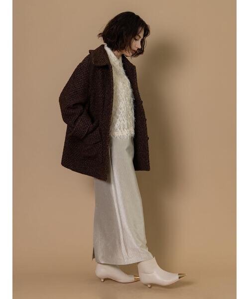 Te chichi CLASSIC（テチチクラシック）の「ロービングカルゼミドルコート《2025winter catalog item》（その他アウター・レディース・ブラック/ブラウン・F）」の15枚目の写真