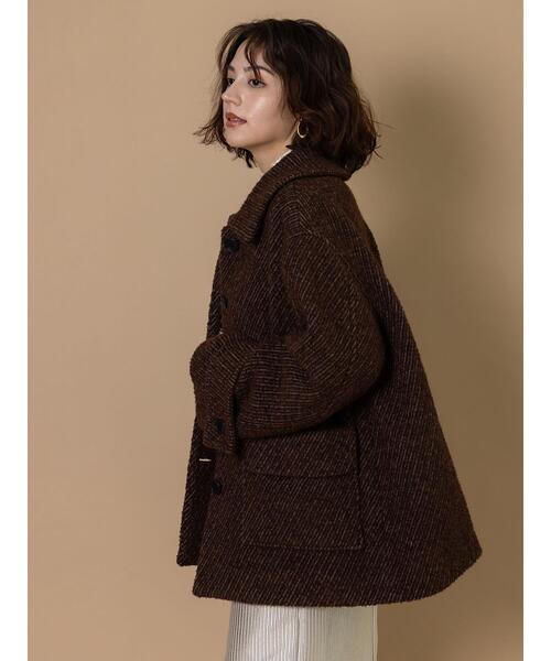 Te chichi CLASSIC（テチチクラシック）の「ロービングカルゼミドルコート《2025winter catalog item》（その他アウター・レディース・ブラック/ブラウン・F）」の17枚目の写真