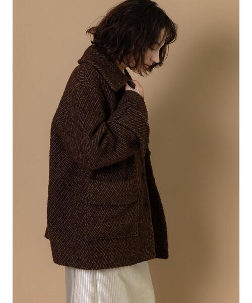 Te chichi CLASSIC（テチチクラシック）の「ロービングカルゼミドルコート《2025winter catalog item》（その他アウター・レディース・ブラック/ブラウン・F）」の19枚目の写真