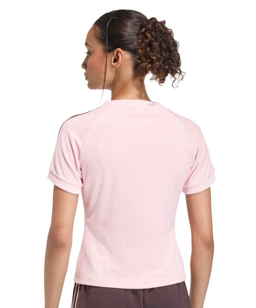 atmos(アトモス)の「adidas TERRY TOWEL CALI TEE / アディダス テリー タオル カリ ティー(Tシャツ/カットソー・レディース・ピンク・S/M/L)」の8枚目の写真