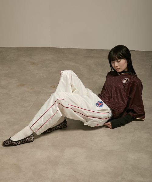 PARIS SAINT-GERMAIN（パリサンジェルマン）の「【Paris Saint-Germain / パリ・サン＝ジェルマン】JP Iconic Satin Pants（その他パンツ・メンズ・ホワイト/ネイビー・MEDIUM/LARGE）」の4枚目の写真