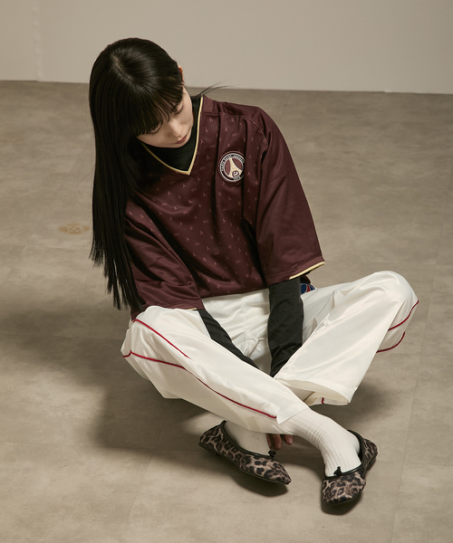 PARIS SAINT-GERMAIN（パリサンジェルマン）の「【Paris Saint-Germain / パリ・サン＝ジェルマン】JP Iconic Satin Pants（その他パンツ・メンズ・ホワイト/ネイビー・MEDIUM/LARGE）」の8枚目の写真