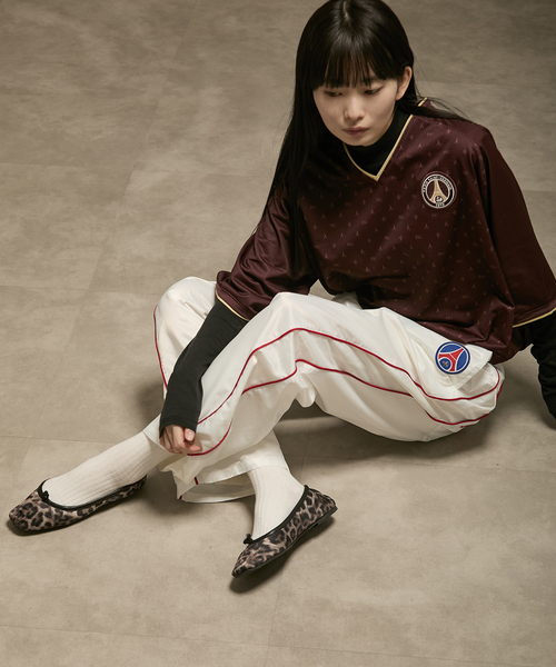 PARIS SAINT-GERMAIN（パリサンジェルマン）の「【Paris Saint-Germain / パリ・サン＝ジェルマン】JP Iconic Satin Pants（その他パンツ・メンズ・ホワイト/ネイビー・MEDIUM/LARGE）」の13枚目の写真