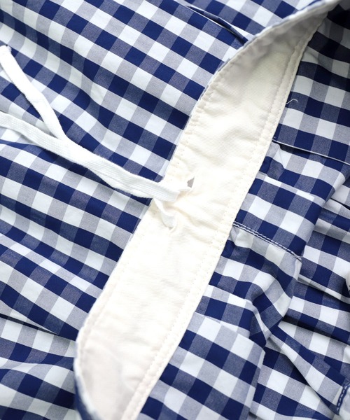 D.M.G.（ドミンゴ）の「[D.M.G / ディーエムジー] ブロード ギンガム タックフレアスカート（スカート・レディース・ブラック系その他/ブルー系その他・FREE）」の22枚目の写真