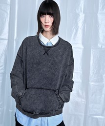 Nora Lily（ノラリリー）の「【Nora Lily】Denim-Look Pullover Sweatshirt（スウェット・メンズ）」